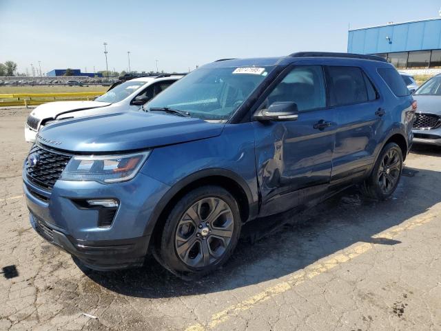 FORD EXPLORER S 2018 with VIN 1FM5K8GT3JGC68673 - Photo from auction