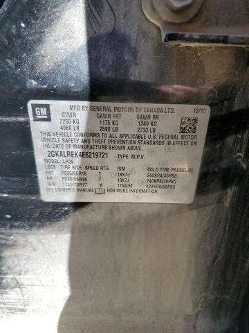 Photo 14 from auction – 2014 GMC TERRAIN SL with VIN 2GKALREK4E6219721