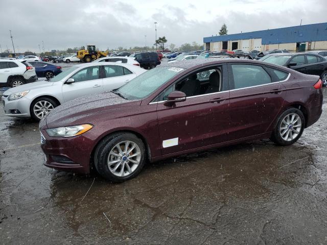 FORD FUSION SE 2017 with VIN 3FA6P0H71HR213922 - Photo from auction
