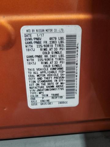 Photo 14 from auction – 2017 NISSAN ROGUE S with VIN JN8AT2MV2HW017795