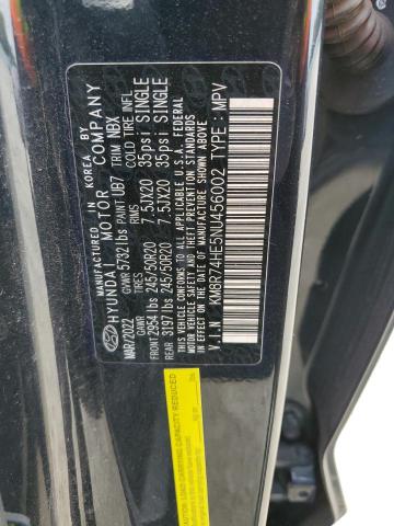 Photo 14 from auction – 2022 HYUNDAI PALISADE C with VIN KM8R74HE5NU456002