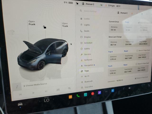 Photo 9 from auction – 2024 TESLA MODEL Y with VIN 7SAYGDED4RF047423