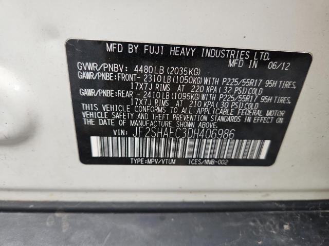 Photo 14 from auction – 2013 SUBARU FORESTER L with VIN JF2SHAEC3DH406986