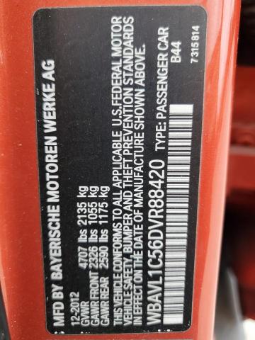 Photo 14 from auction – 2013 BMW X1 XDRIVE2 with VIN WBAVL1C56DVR88420