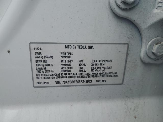 صورة رقم 14 من المزاد - 2025 TESLA MODEL Y مع VIN 7SAYGDEE4SF243943
