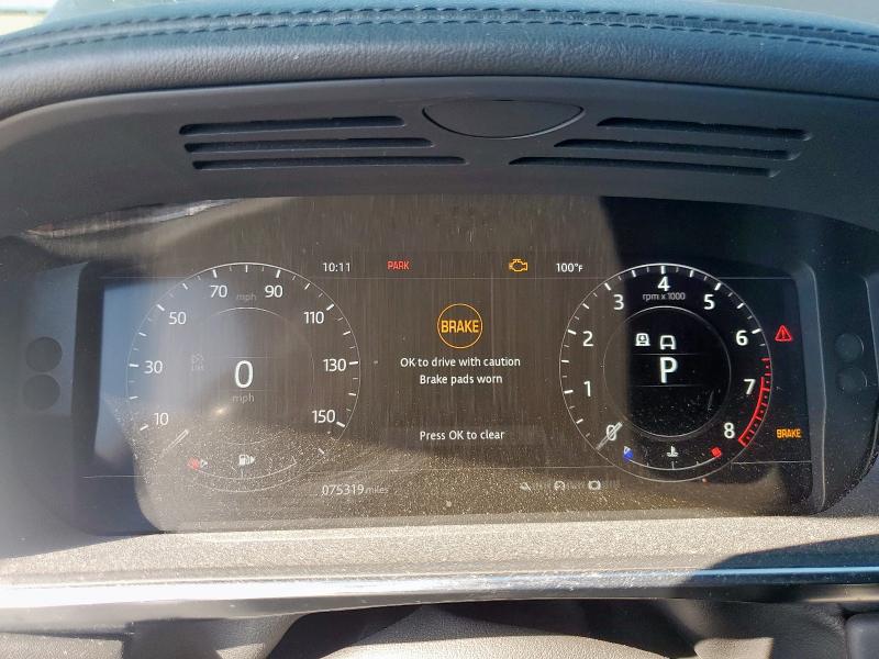 Photo 9 from auction – 2020 LAND ROVER RANGE ROVE with VIN SALGS2RU6LA404888