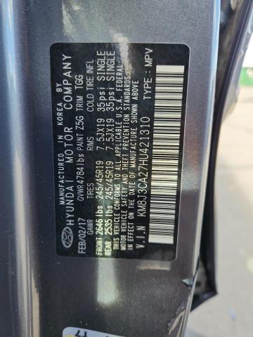 Photo 14 from auction – 2017 HYUNDAI TUCSON LIM with VIN KM8J3CA27HU421310