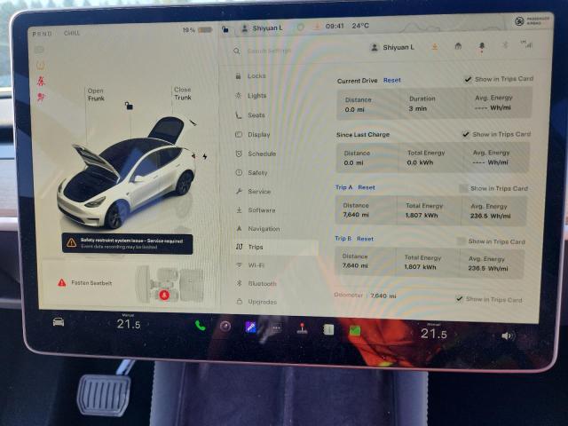 Photo 9 from auction – 2025 TESLA MODEL Y with VIN 7SAYGDED4SA352889