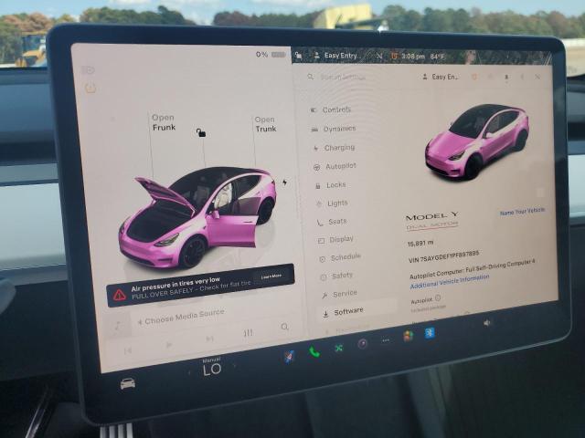 Photo 9 from auction – 2023 TESLA MODEL Y with VIN 7SAYGDEF1PF897895