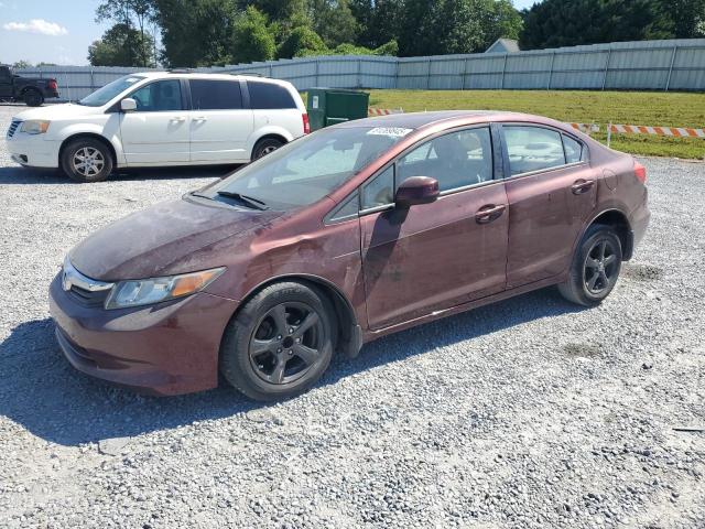HONDA CIVIC LX 2012 with VIN 19XFB2F56CE089927 - Photo from auction