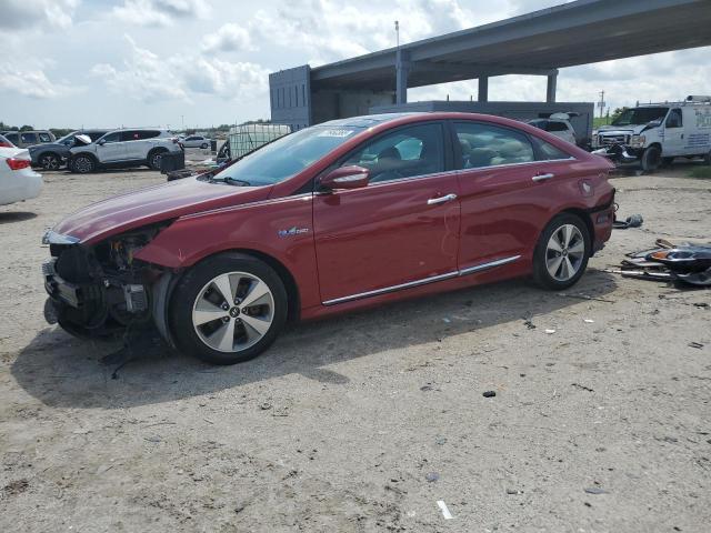 HYUNDAI SONATA HYB 2012 مع رقم تعريف المركبة KMHEC4A42CA037504 - صورة من المزاد