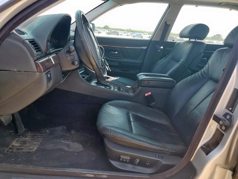 Photo 7 from auction – 2001 BMW 740 IL with VIN WBAGH83491DP22465
