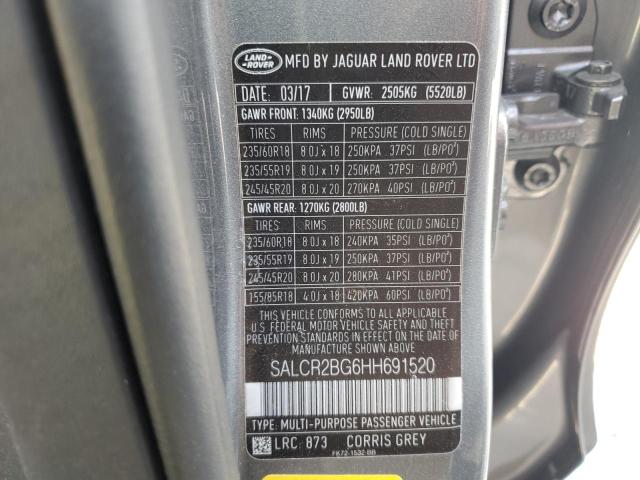 Photo 14 from auction – 2017 LAND ROVER DISCOVERY with VIN SALCR2BG6HH691520