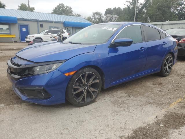 Photo 1 from auction – 2021 HONDA CIVIC SPOR with VIN 2HGFC2F85MH526055