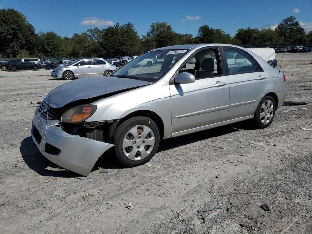 KIA SPECTRA EX 2009 with VIN KNAFE221095625640 - Photo from auction