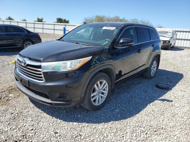 TOYOTA HIGHLANDER LE 2016 with VIN 5TDBKRFH0GS350675 - Photo from auction