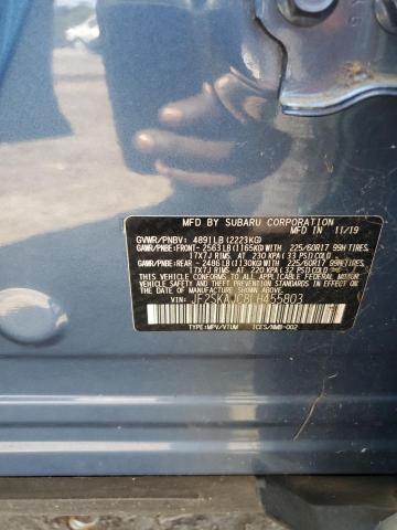 Photo 14 from auction – 2020 SUBARU FORESTER P with VIN JF2SKAJC8LH455803