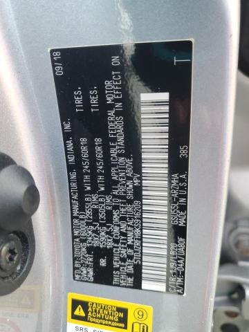Photo 14 from auction – 2019 TOYOTA HIGHLANDER with VIN 5TDJZRFH8KS916209