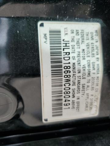 Photo 14 from auction – 1998 HONDA CR-V EX with VIN JHLRD1868WC080491