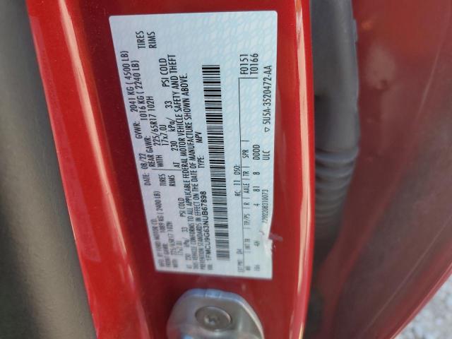 Photo 14 from auction – 2022 FORD ESCAPE SE with VIN 1FMCU9G63NUB67898