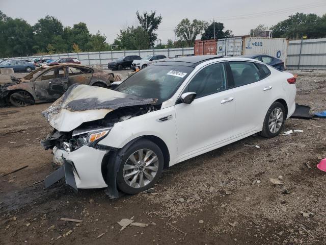 KIA OPTIMA EX 2018 with VIN 5XXGU4L30JG206399 - Photo from auction
