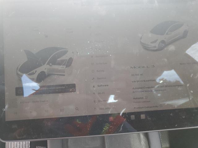 Photo 9 from auction – 2023 TESLA MODEL 3 with VIN 5YJ3E1EA6PF649884