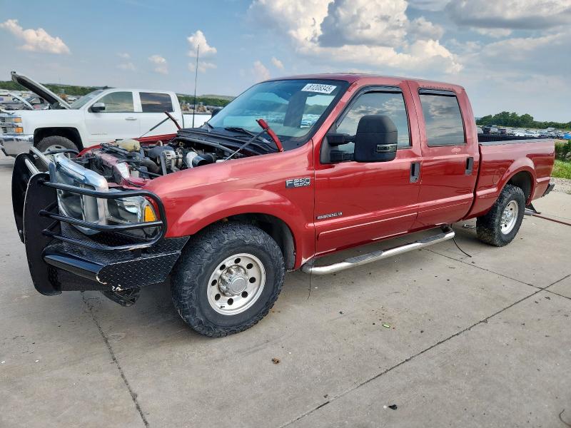 FORD F250 SUPER 2001 with VIN 1FTNW20F41EB37404 - Photo from auction