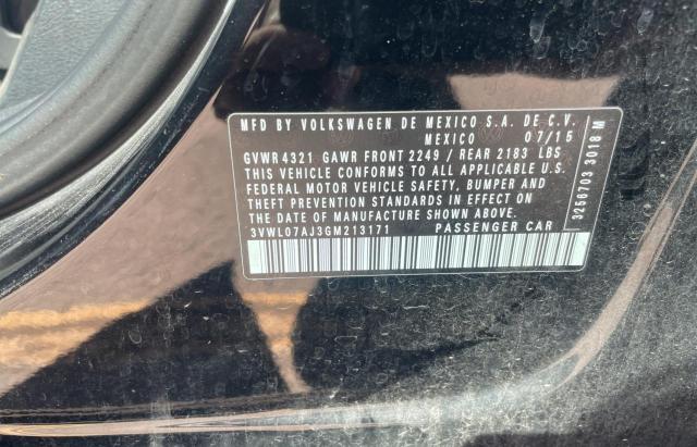 Photo 10 from auction – 2016 VOLK JETTA SEL with VIN 3VWL07AJ3GM213171