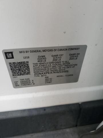 Photo 14 from auction – 2019 CHEVROLET EQUINOX PR with VIN 2GNAXPEX7K6210501