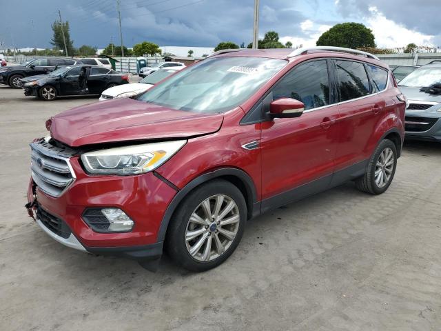 FORD ESCAPE TIT 2017 with VIN 1FMCU0JD7HUD49336 - Photo from auction
