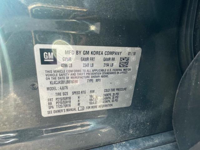 Photo 10 from auction – 2018 BUICK ENCORE PRE with VIN KL4CJASB1JB616580