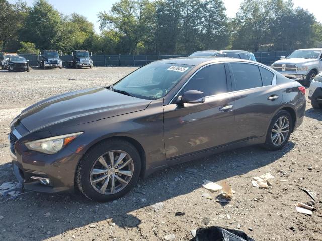 INFINITI Q50 BASE 2015 with VIN JN1BV7AR9FM404774 - Photo from auction
