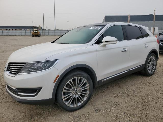 LINCOLN MKX RESERV 2016 with VIN 2LMPJ8LR9GBL31415 - Photo from auction
