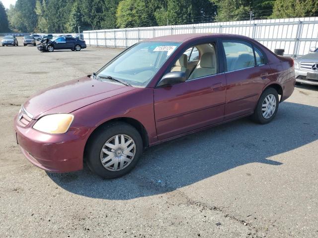 Photo 1 from auction – 2002 HONDA CIVIC LX with VIN 2HGES16572H579531