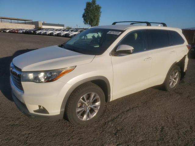 TOYOTA HIGHLANDER 2016 with VIN 5TDZKRFH7GS139097 - Photo from auction