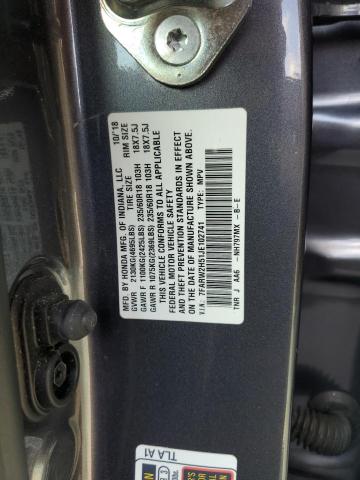Photo 14 from auction – 2018 HONDA CR-V EX with VIN 7FARW2H51JE102741