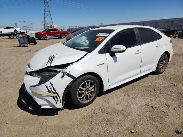 TOYOTA COROLLA LE 2021 with VIN JTDEAMDEXMJ022555 - Photo from auction