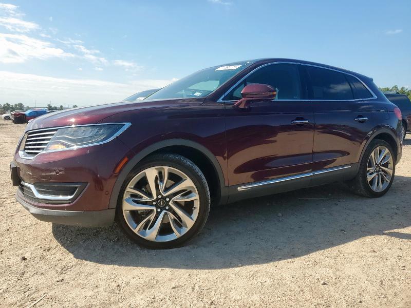 LINCOLN MKX BLACK 2017 with VIN 2LMPJ7JP2HBL43628 - Photo from auction