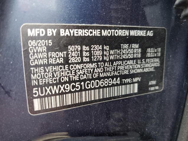 Photo 14 from auction – 2016 BMW X3 XDRIVE2 with VIN 5UXWX9C51G0D68944