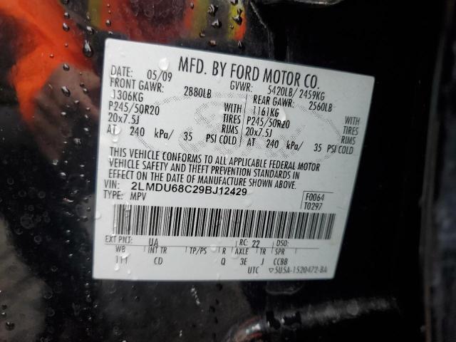 Foto 14 de la subasta – 2009 LINCOLN MKX con VIN 2LMDU68C29BJ12429
