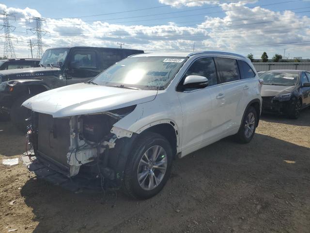 TOYOTA HIGHLANDER 2014 with VIN 5TDJKRFH2ES043484 - Photo from auction