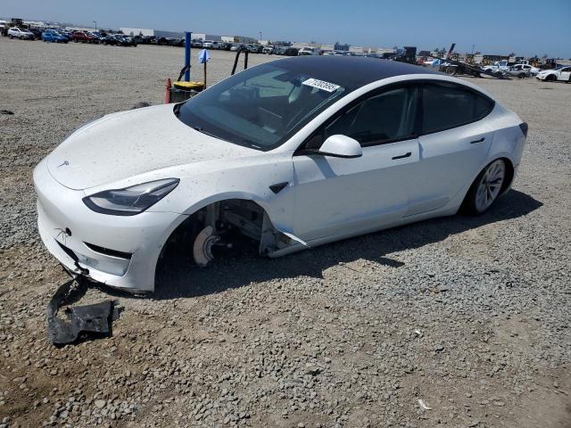 TESLA MODEL 3 2021 with VIN 5YJ3E1EA8MF072108 - Photo from auction