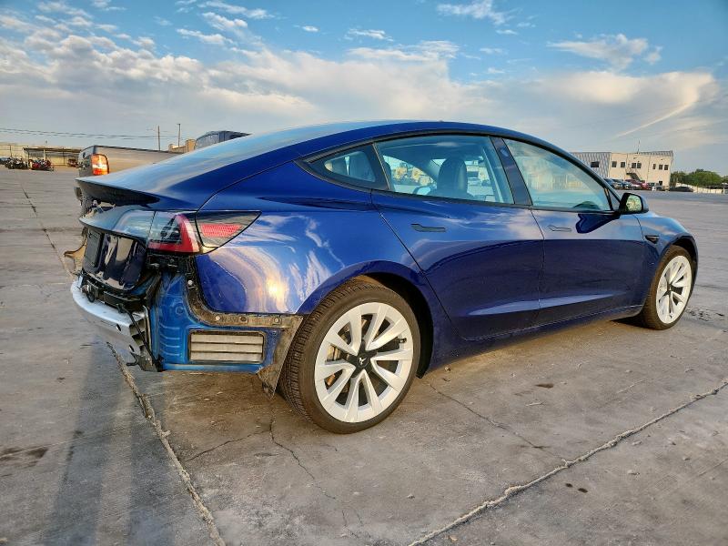 Photo 3 from auction – 2022 TESLA MODEL 3 with VIN 5YJ3E1EAXNF144332
