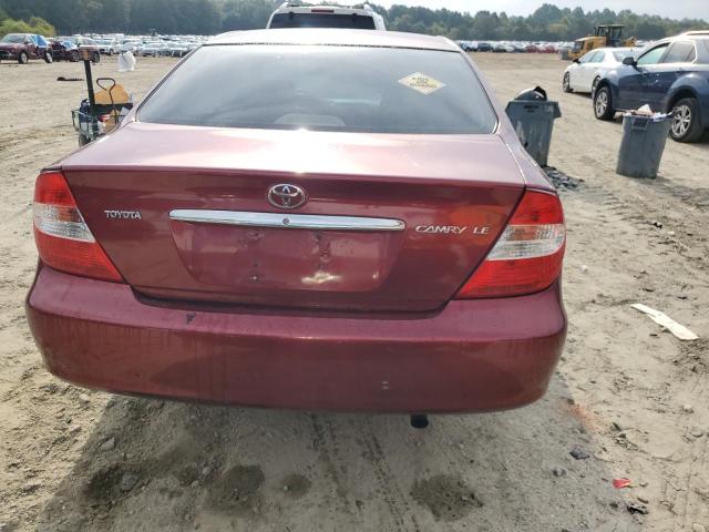 Photo 6 from auction – 2004 TOYOTA CAMRY LE with VIN 4T1BE32K14U368708