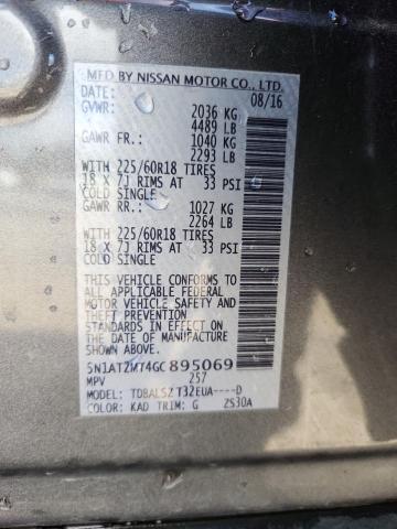 Photo 14 from auction – 2016 NISSAN ROGUE S with VIN 5N1AT2MT4GC895069