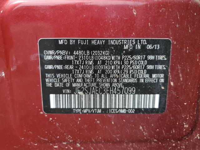 Photo 14 from auction – 2014 SUBARU FORESTER 2.5I PREMIUM with VIN JF2SJAEC3EH457099
