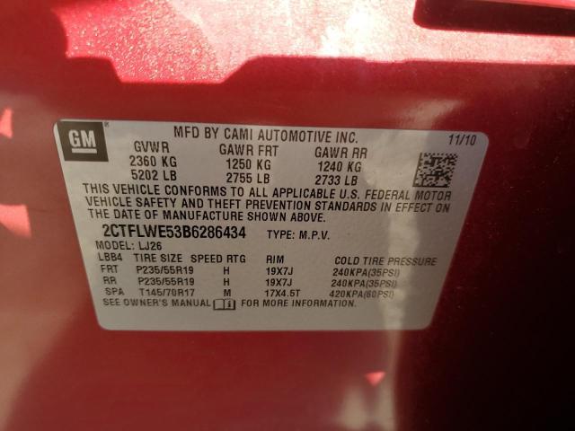 Photo 14 from auction – 2011 GMC TERRAIN SL with VIN 2CTFLWE53B6286434