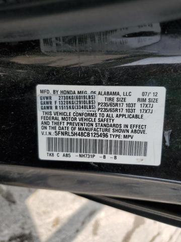 Photo 14 from auction – 2012 HONDA ODYSSEY EX with VIN 5FNRL5H48CB125496