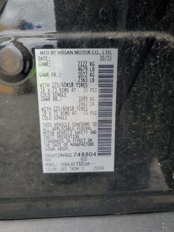 Photo 14 from auction – 2016 NISSAN ROGUE S with VIN 5N1AT2MV6GC748804