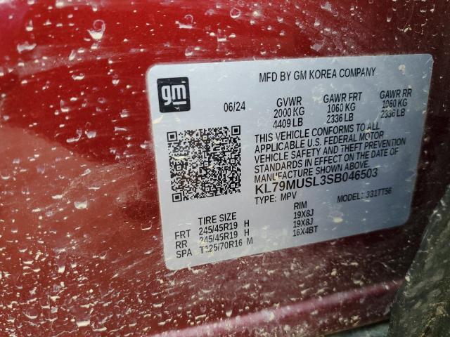 Photo 14 from auction – 2025 CHEVROLET TRAILBLAZE with VIN KL79MUSL3SB046503